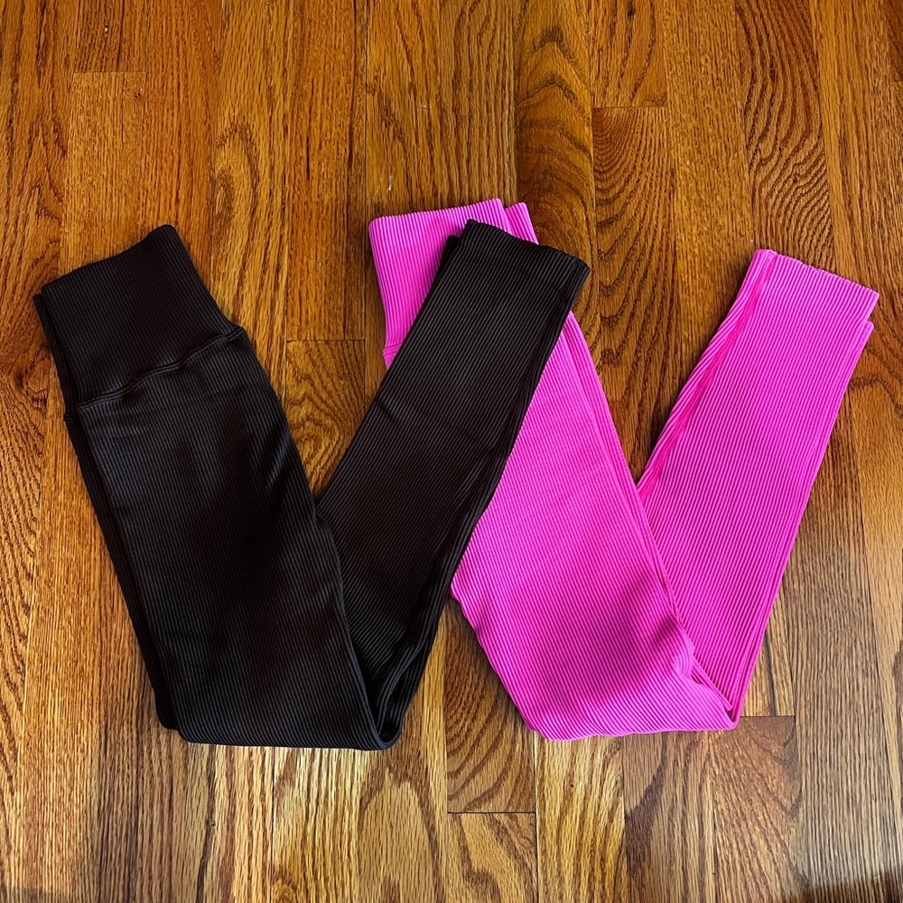 gap ribbed leggings set of two!